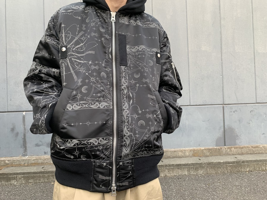 sacai × Dr.Woo】 バンダナプリントブルゾンが入荷しました。[2021.01