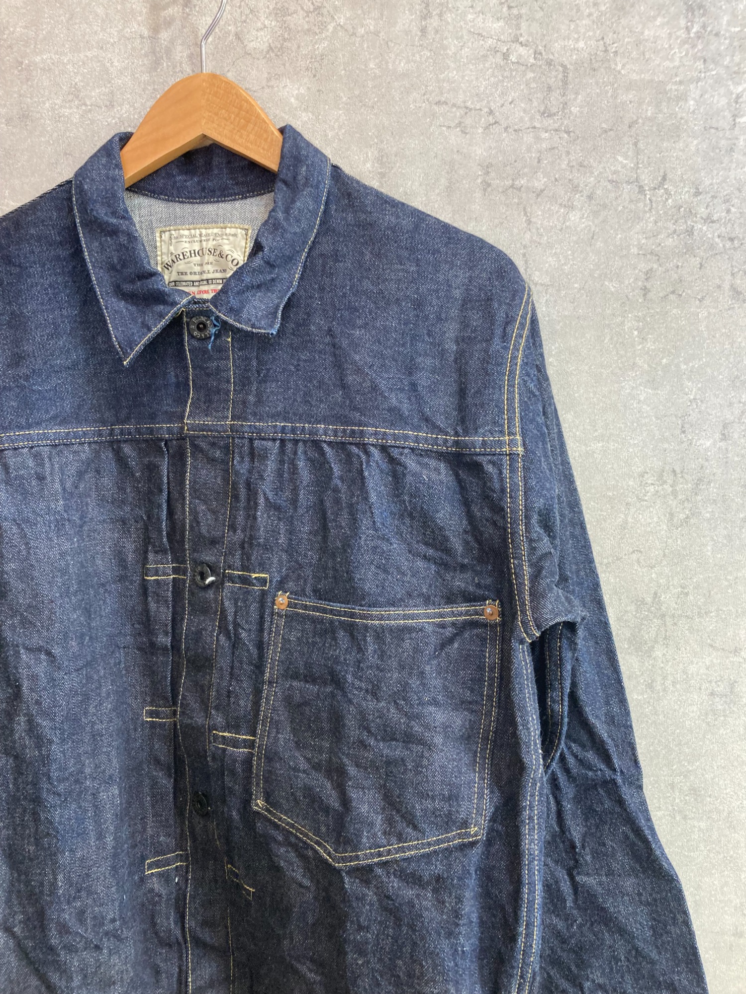 WAREHOUSE/ウェアハウス】より復刻デニムジャケットをご紹介いたします