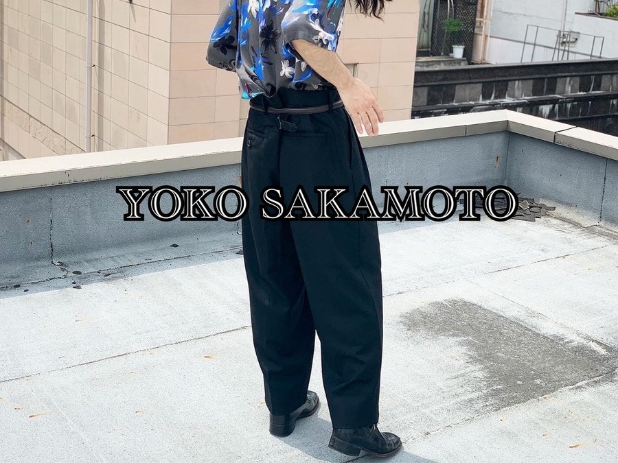 YOKO SAKAMOTO/ヨーコサカモト】 WIDE TROUSERS/ワイドトラウザー