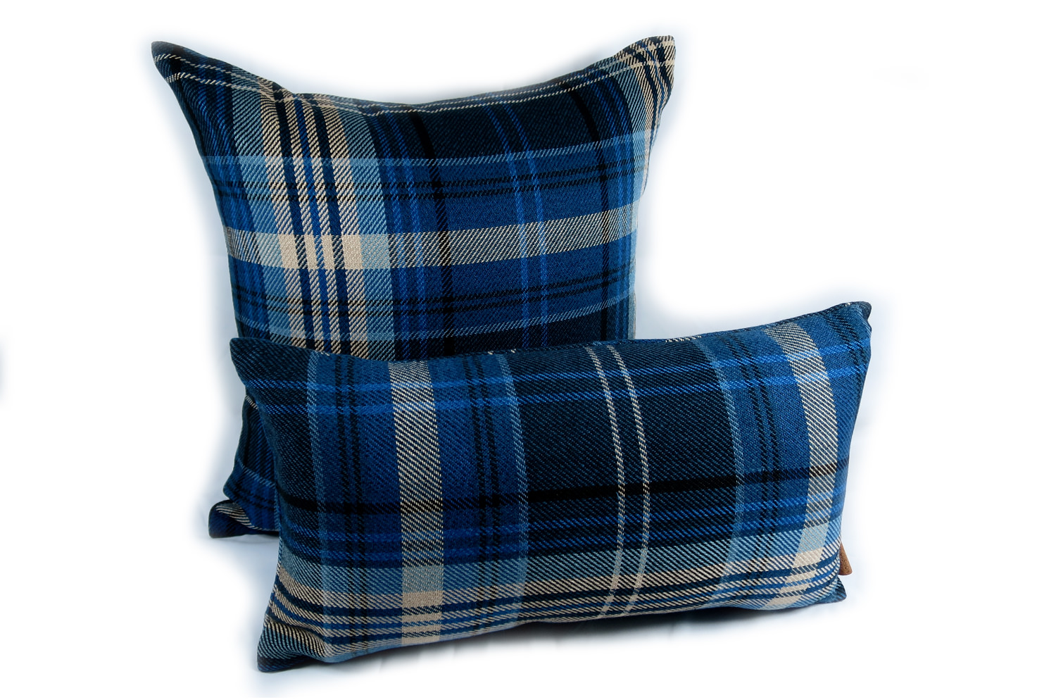 BrookHill ラルフローレン クッションカバー インディゴチェック 50