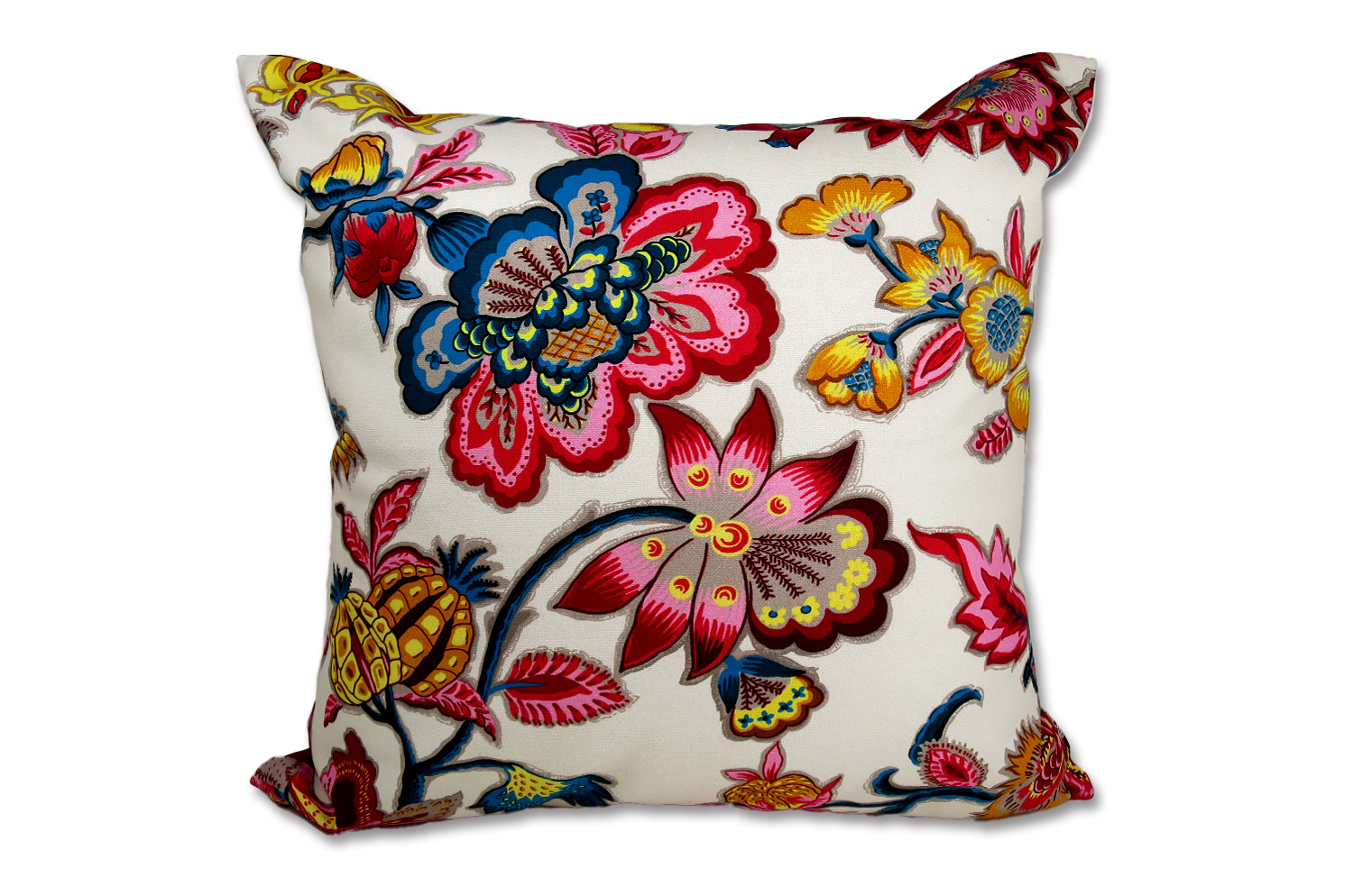 フランス製生地 ROMY 花柄 オリエンタルフラワー クッションカバー