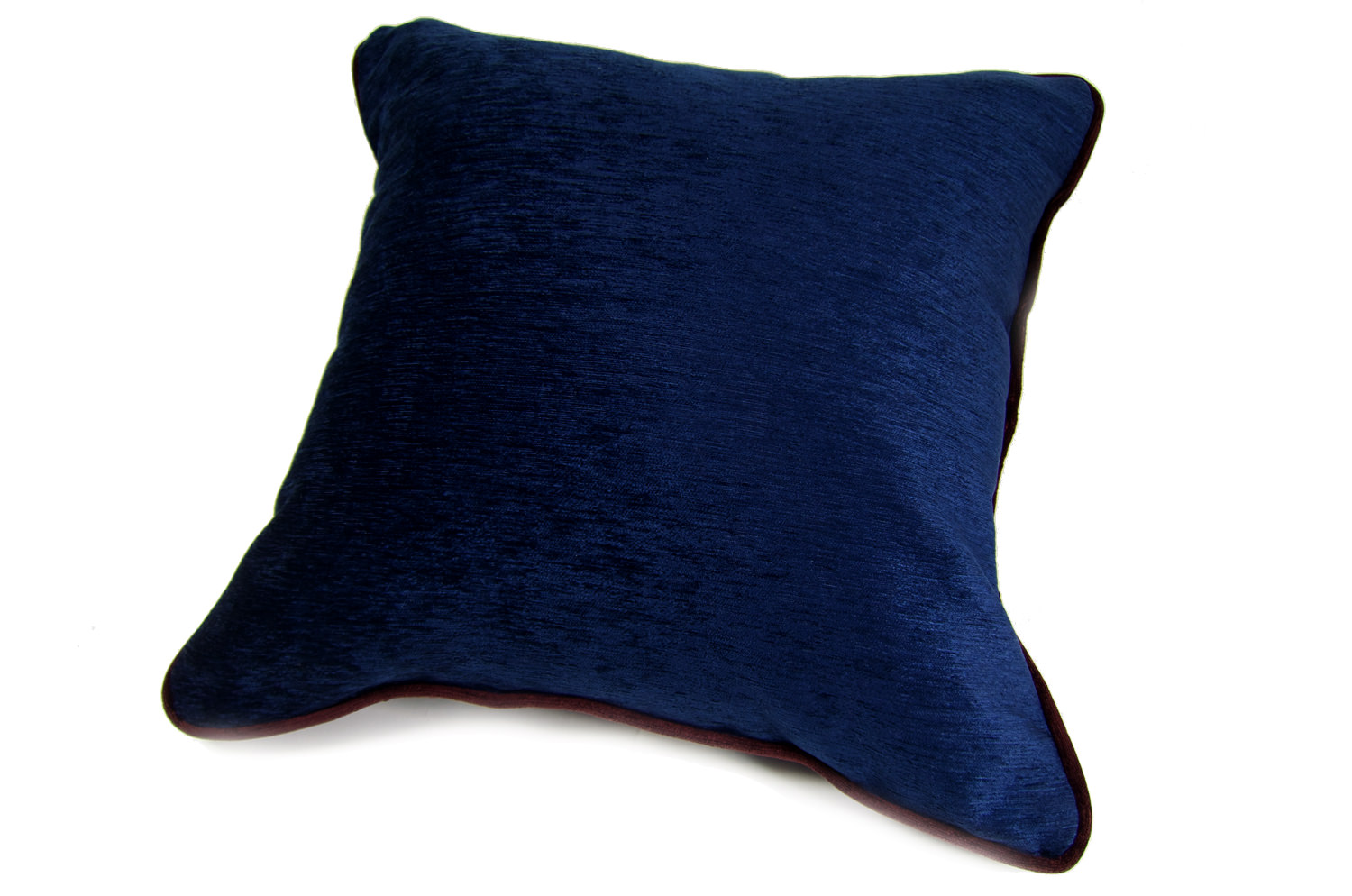 ロイヤルベロア パイピング クッションカバー ネイビー 45cm角 – ザ
