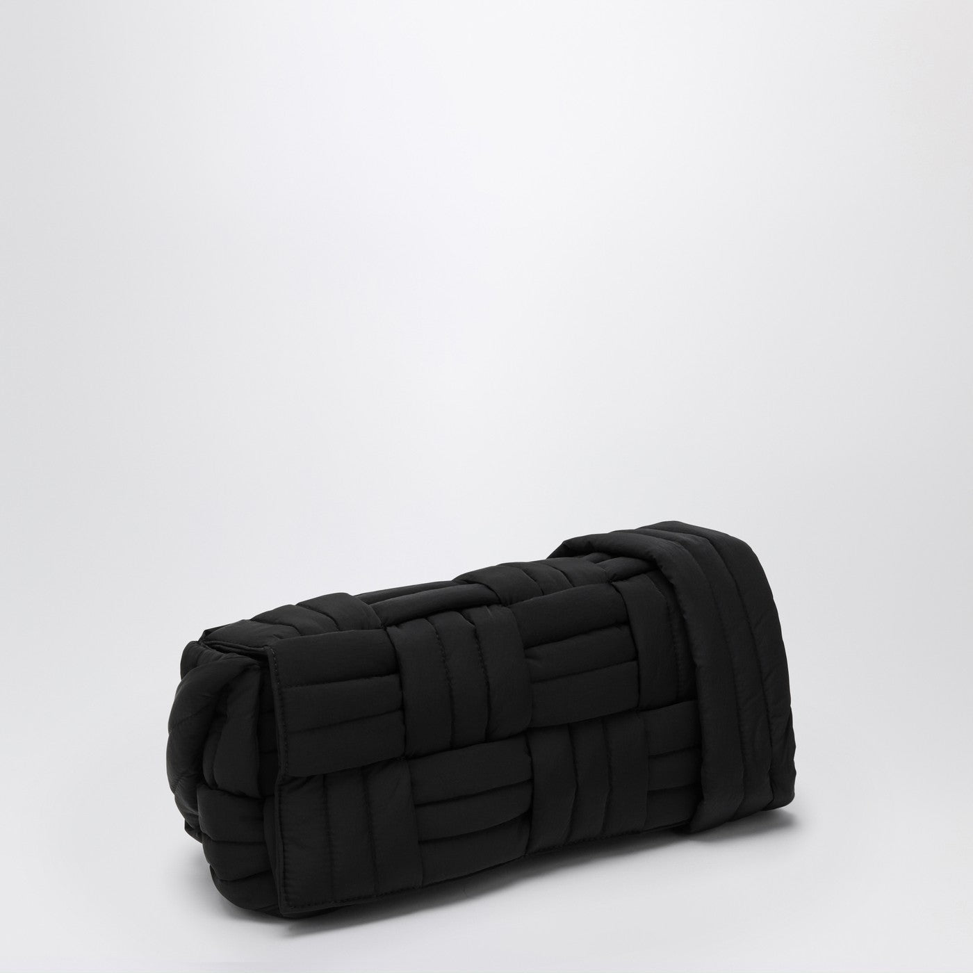 BOTTEGA VENETA Black Padded Tech Cassette bag | TheDoubleF