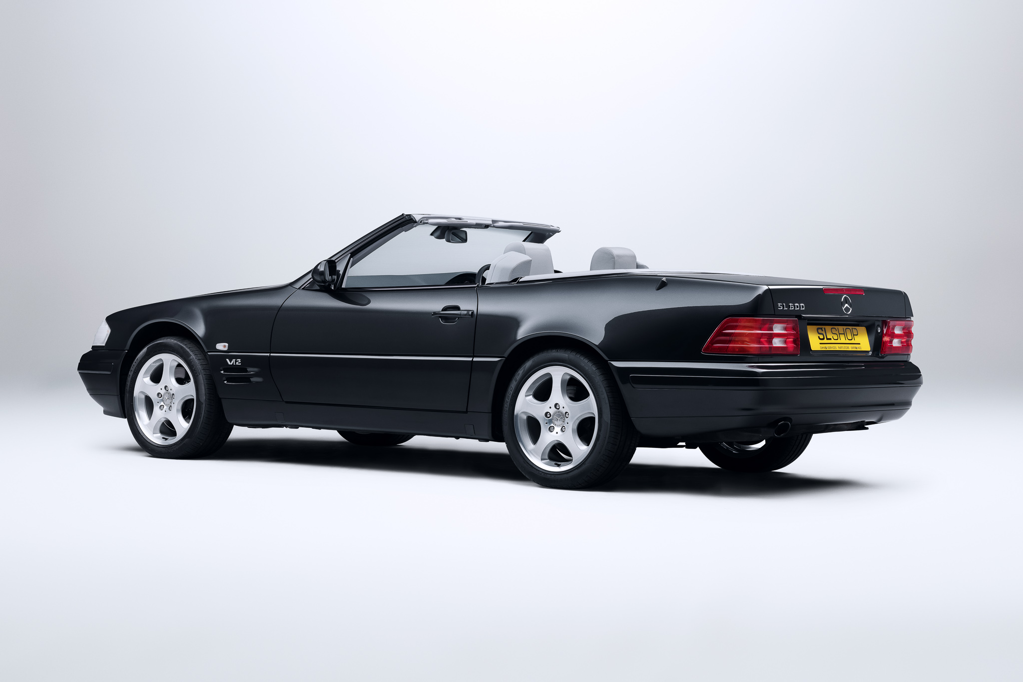 1999 Mercedes Benz R129 SL600 Blue Black Metallic (199) with Grey