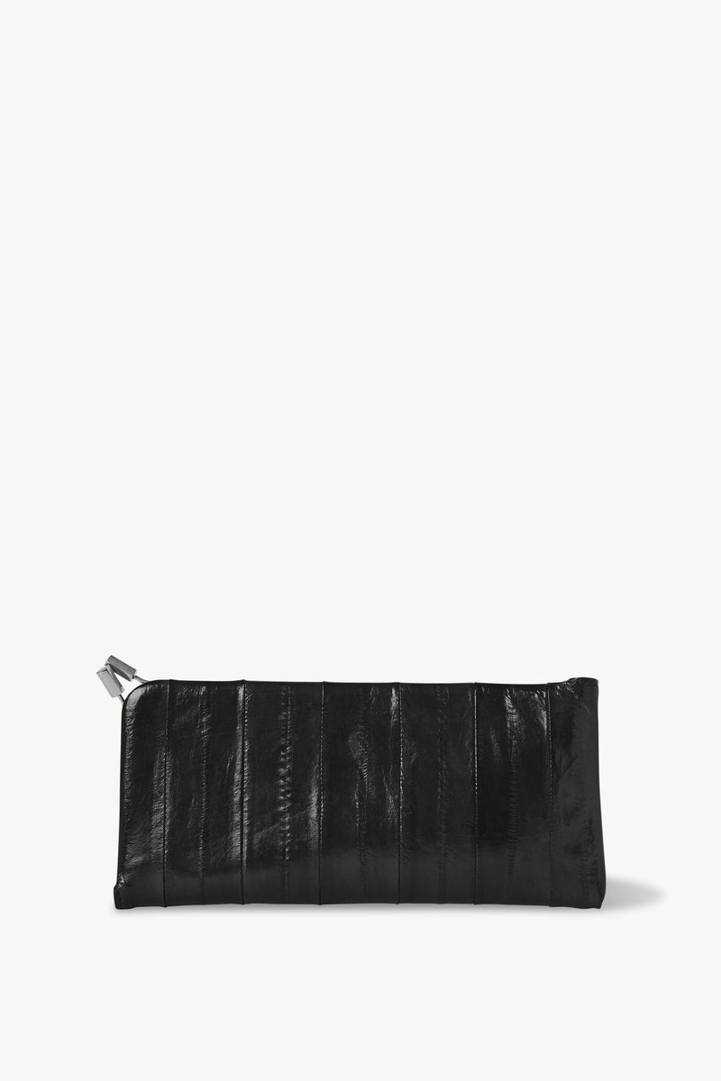 ウナギ革製 留め具付きサングラスケース ブラック – The Row