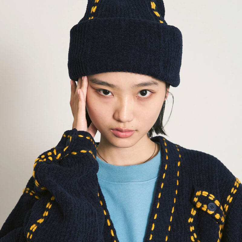 THEROOM | PHINGERINPG1 Pocket Cardigan - Navy