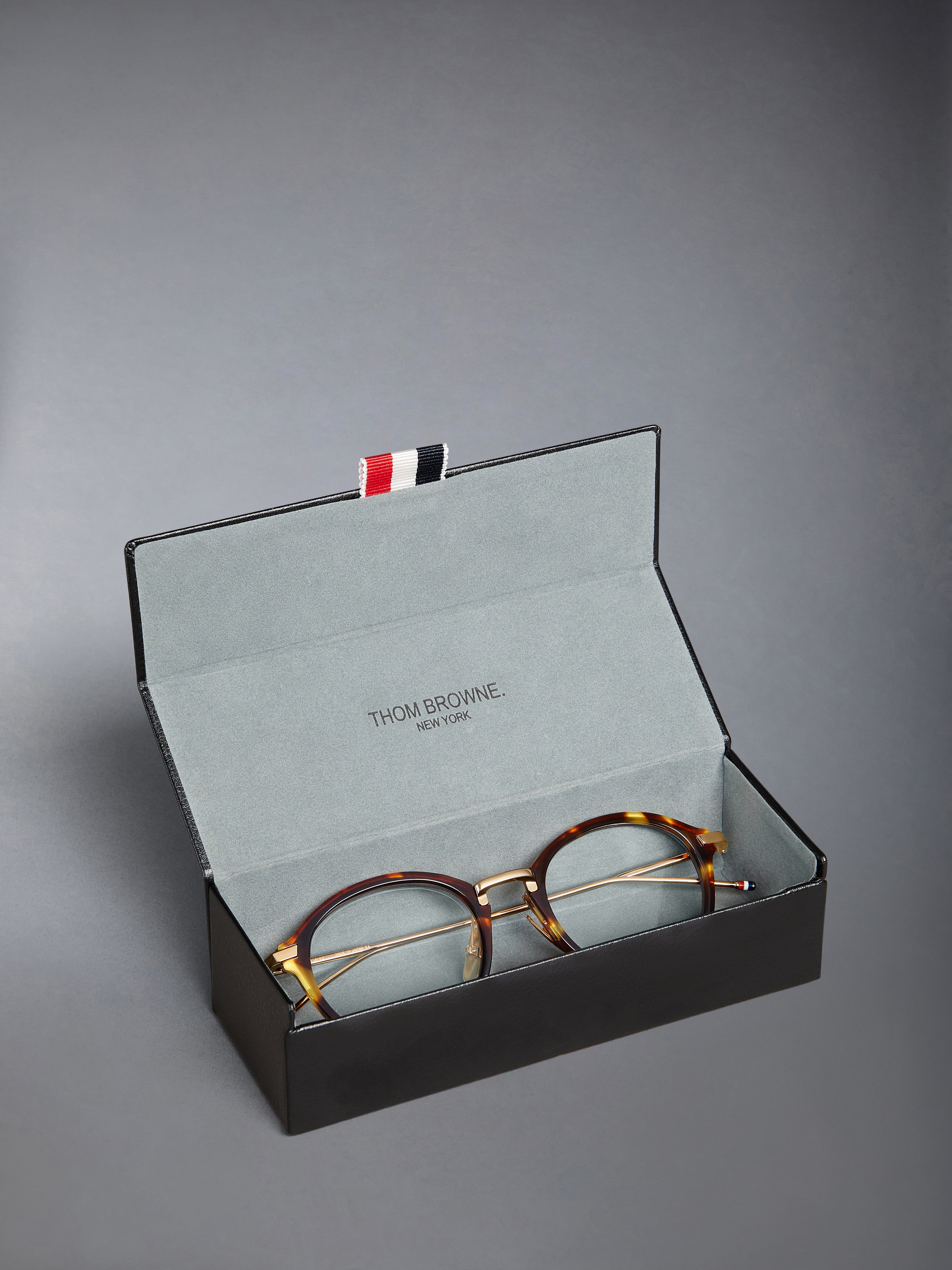 Acetate And Titanium Round Eyeglasses | Thom Browne