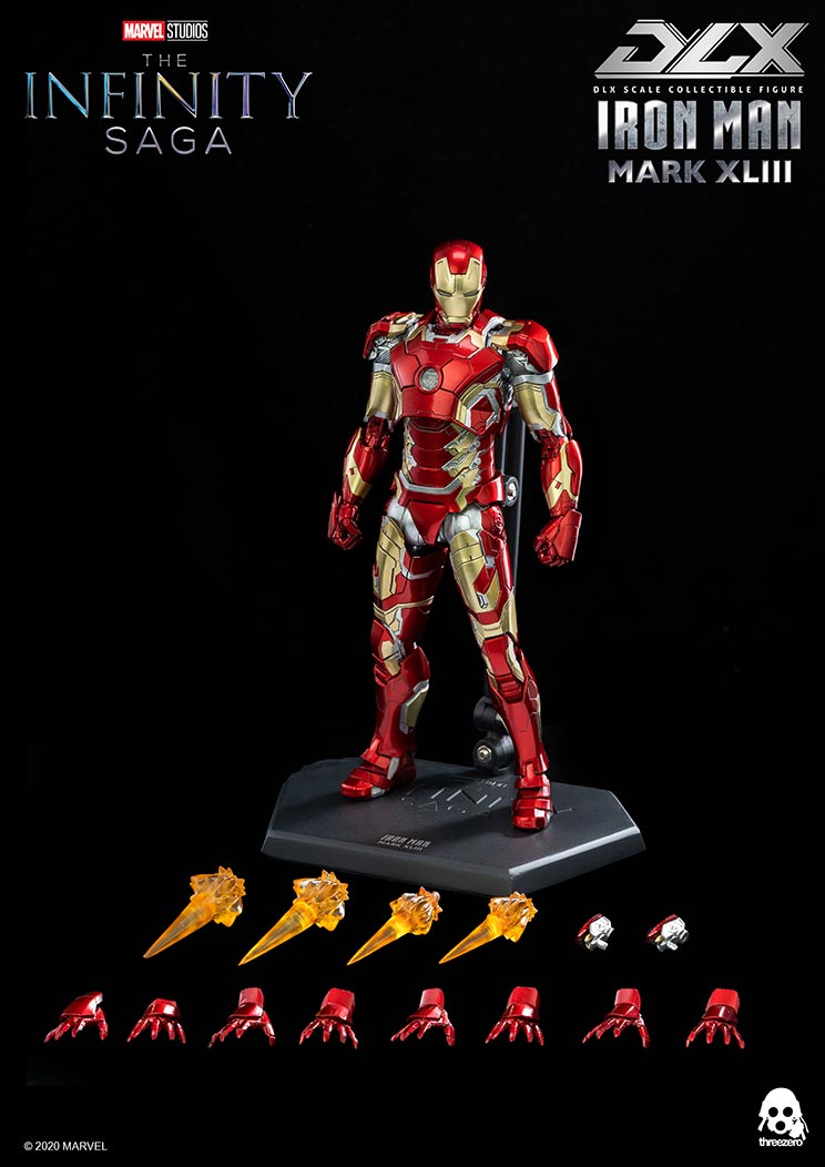 Marvel Studios: The Infinity SagaDLX Iron Man Mark 43 – threezero
