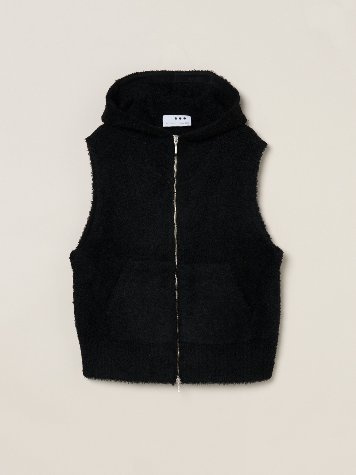Feather wool vest｜スリードッツ オフィシャルオンラインショップ
