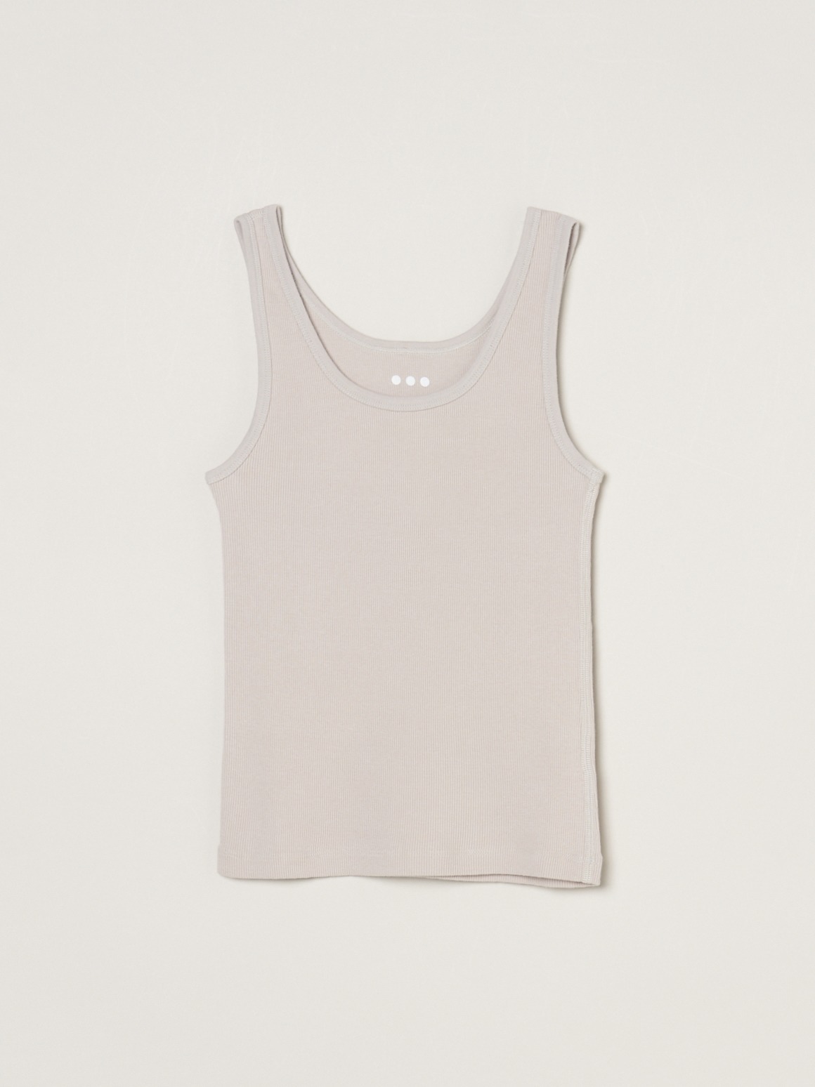 Cotton rib 2×1 tank｜スリードッツ オフィシャルオンラインショップ