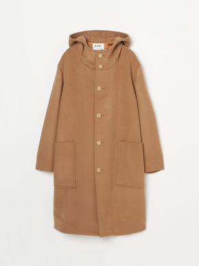 Wool beaver hooded coat｜スリードッツ オフィシャルオンラインショップ