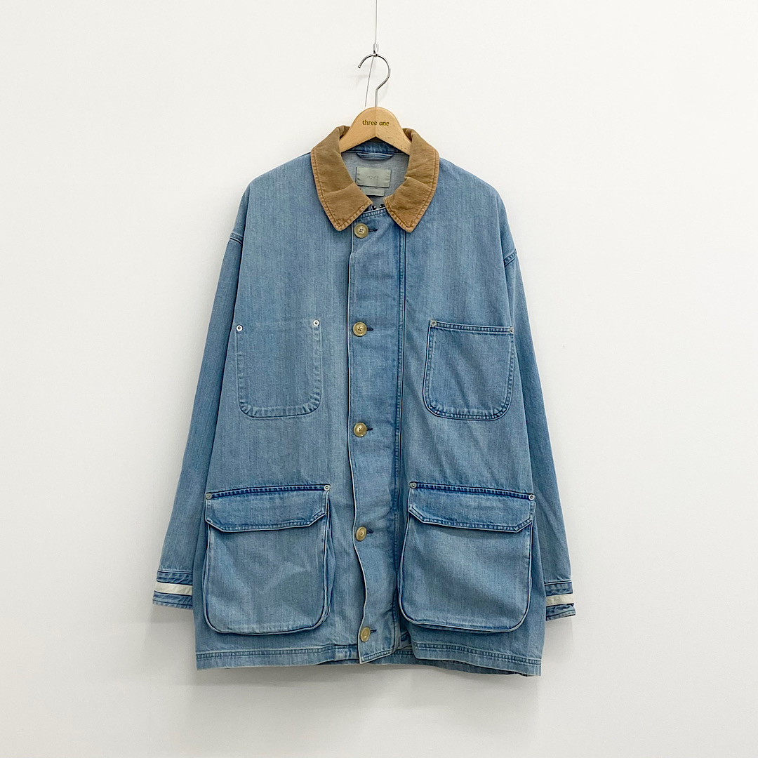 YOKE ヨーク YK25FW01067C Vintaged Denim Coverall Half Coat 商品