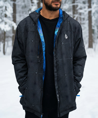 Sanador Obsidian Jacket by Luke Brown - Threyda Art and Apparel