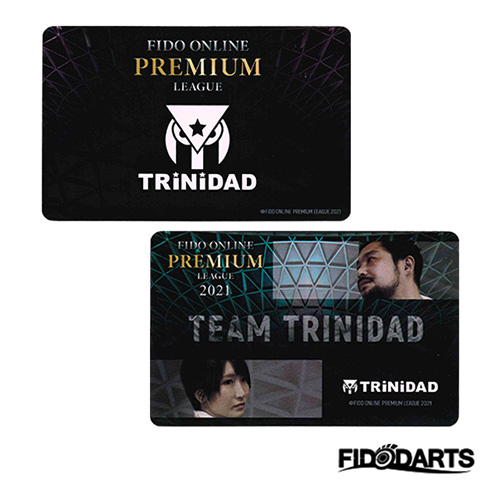 ダーツ オンラインカード FIDO CARD 限定 TRiNiDAD FIDOカード