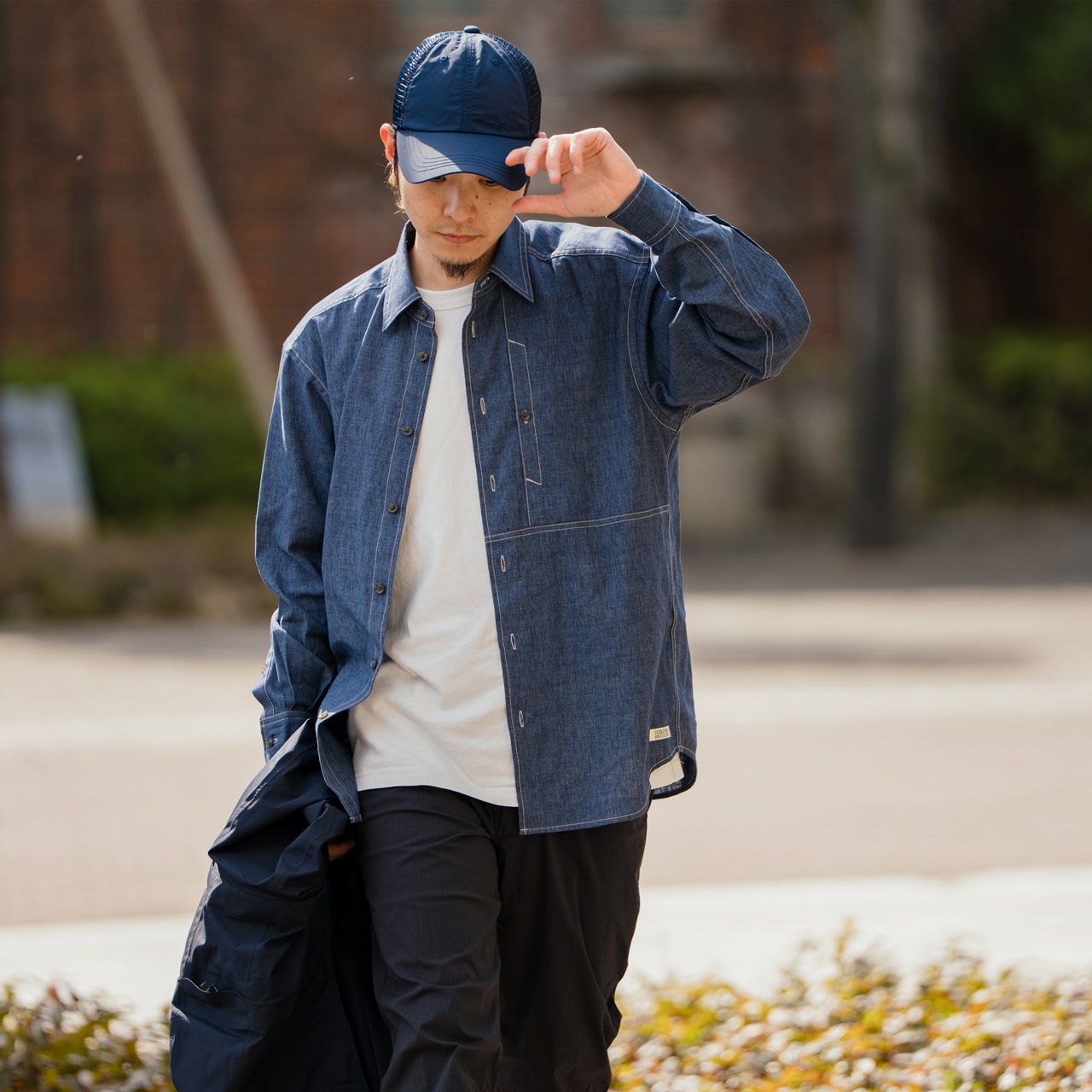 クールマックスシャンブレーシャツ (Men's) | Foxfire ブランド公式