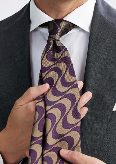 FRANCO BASSI TIE | 小紋 グリーン | TIE STATION【タイステーション】