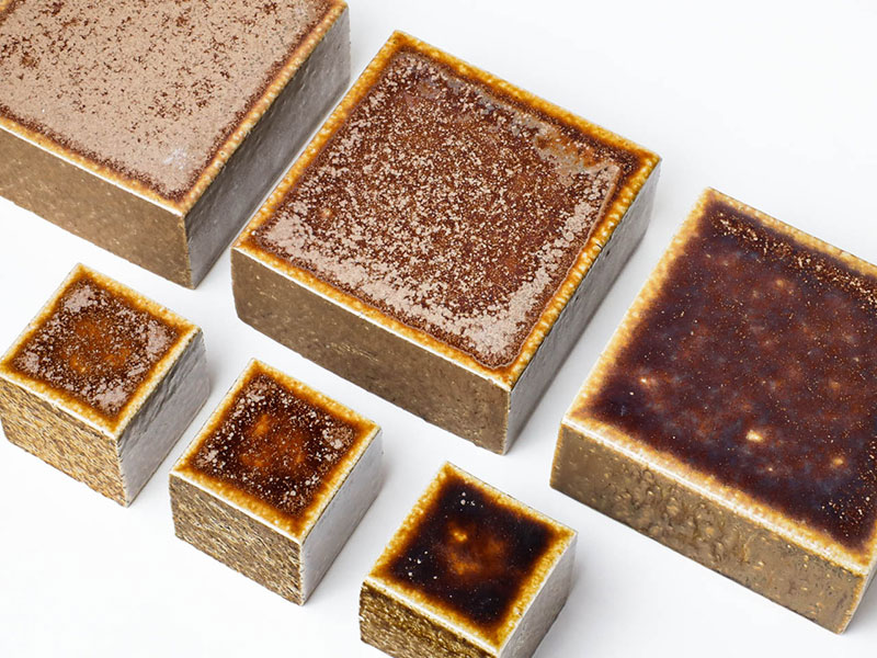 ガーデニングタイル 陶キューブ 90角 施釉 TC-G92_T 30379SXE | タイル