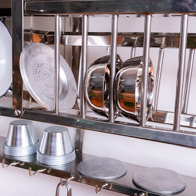 約75.5cm*約91cm〕魅せる収納 インドから昔ながらの 壁掛け式