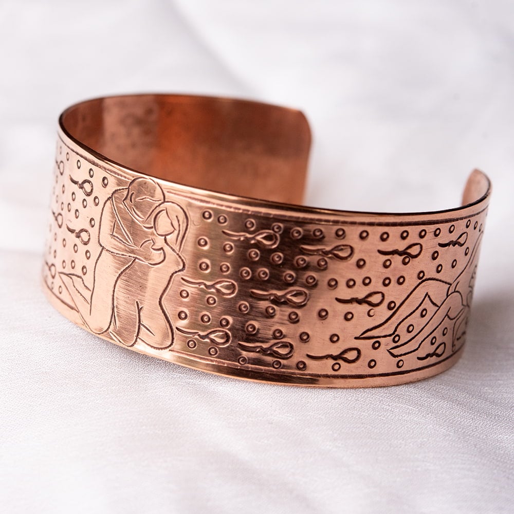 ブレスレット バングル チベット密教 吉祥文様 吉祥文様のメタル