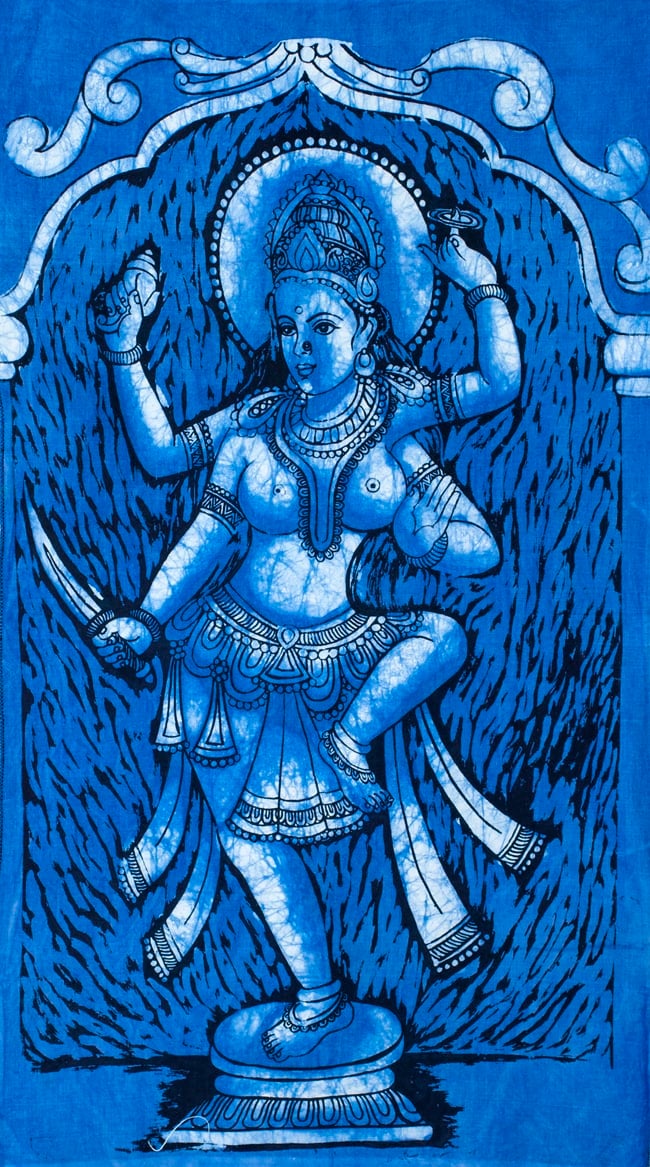 壁掛け 壁飾り タペストリー 神様布 小サイズ バティック染めの