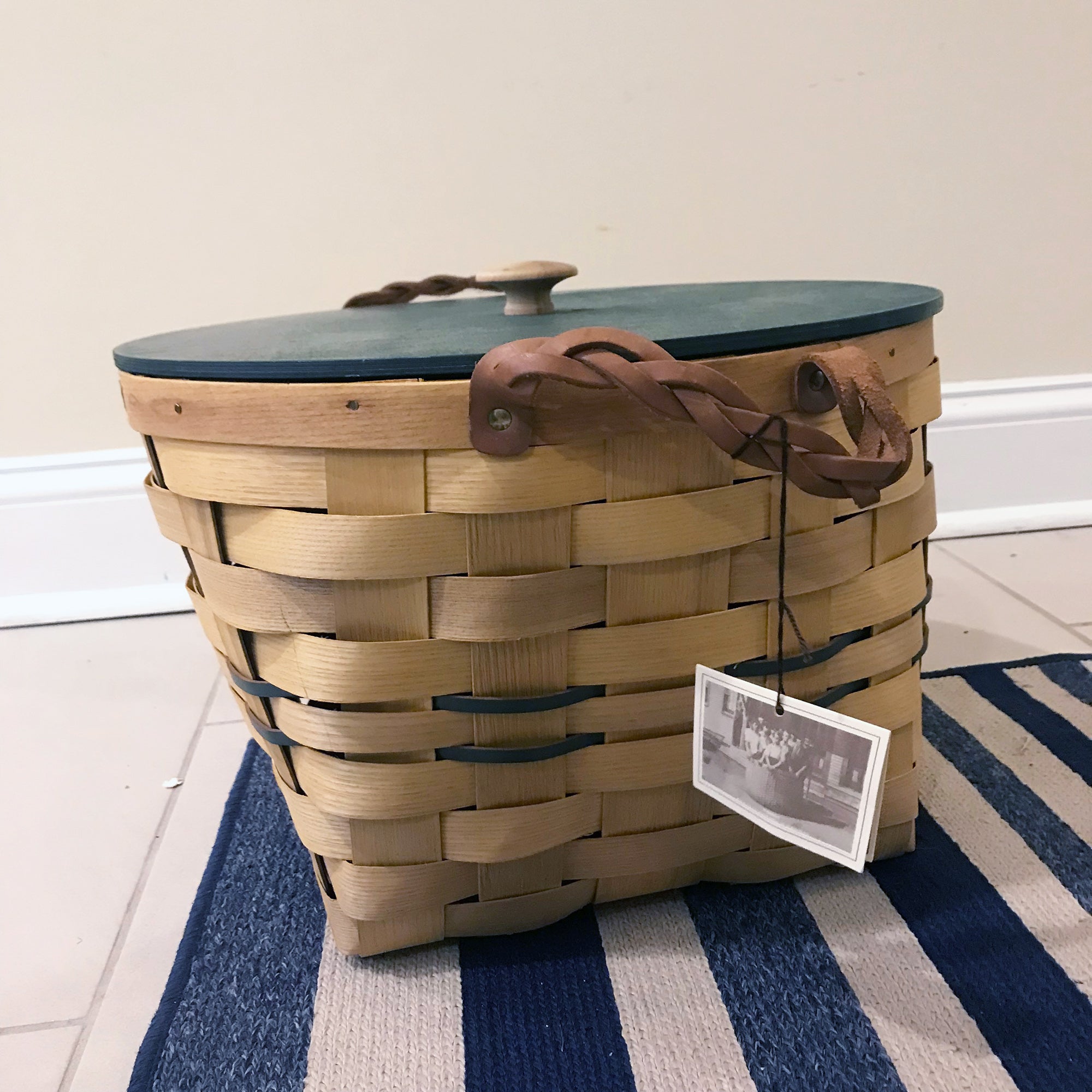 Large Vintage Peterboro Picnic Basket – traceytoole designs