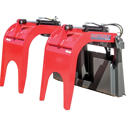 Skid Steer Loader Double Quick Attach Grapple | Tractorseats.com