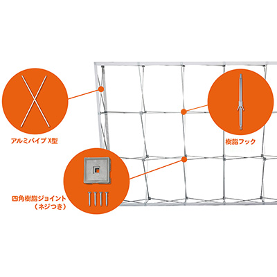 バックパネル】らくらくバックパネル 部材 | 看板の激安通販サイン