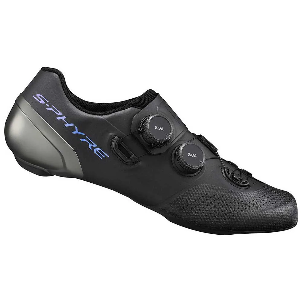 Shimano RC9 S-Phyre Road Shoes, Black | Bikeinn