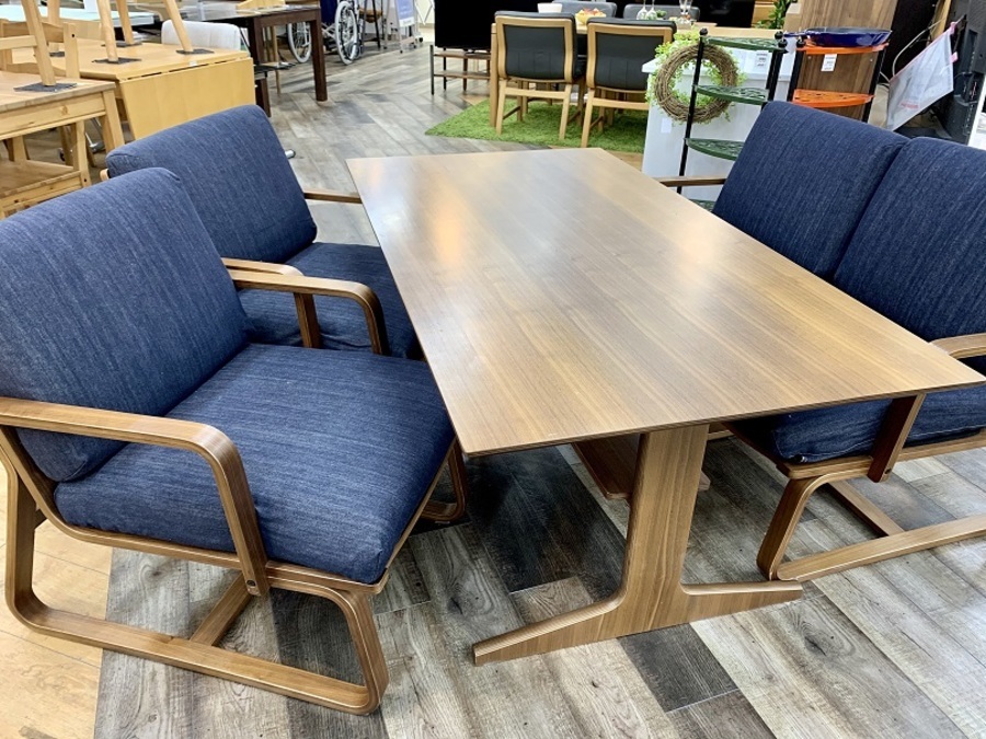 リビングでも！ダイニングでも！】無印良品ソファダイニング4点セット