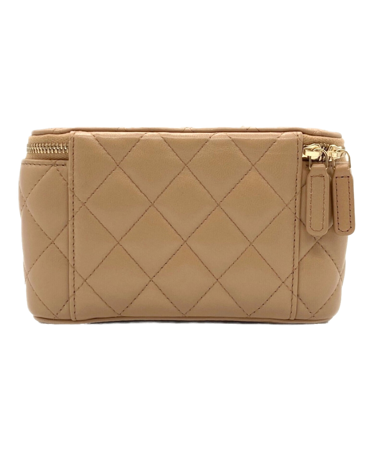 中古・古着通販】CHANEL (シャネル) バニティバッグ ベージュ