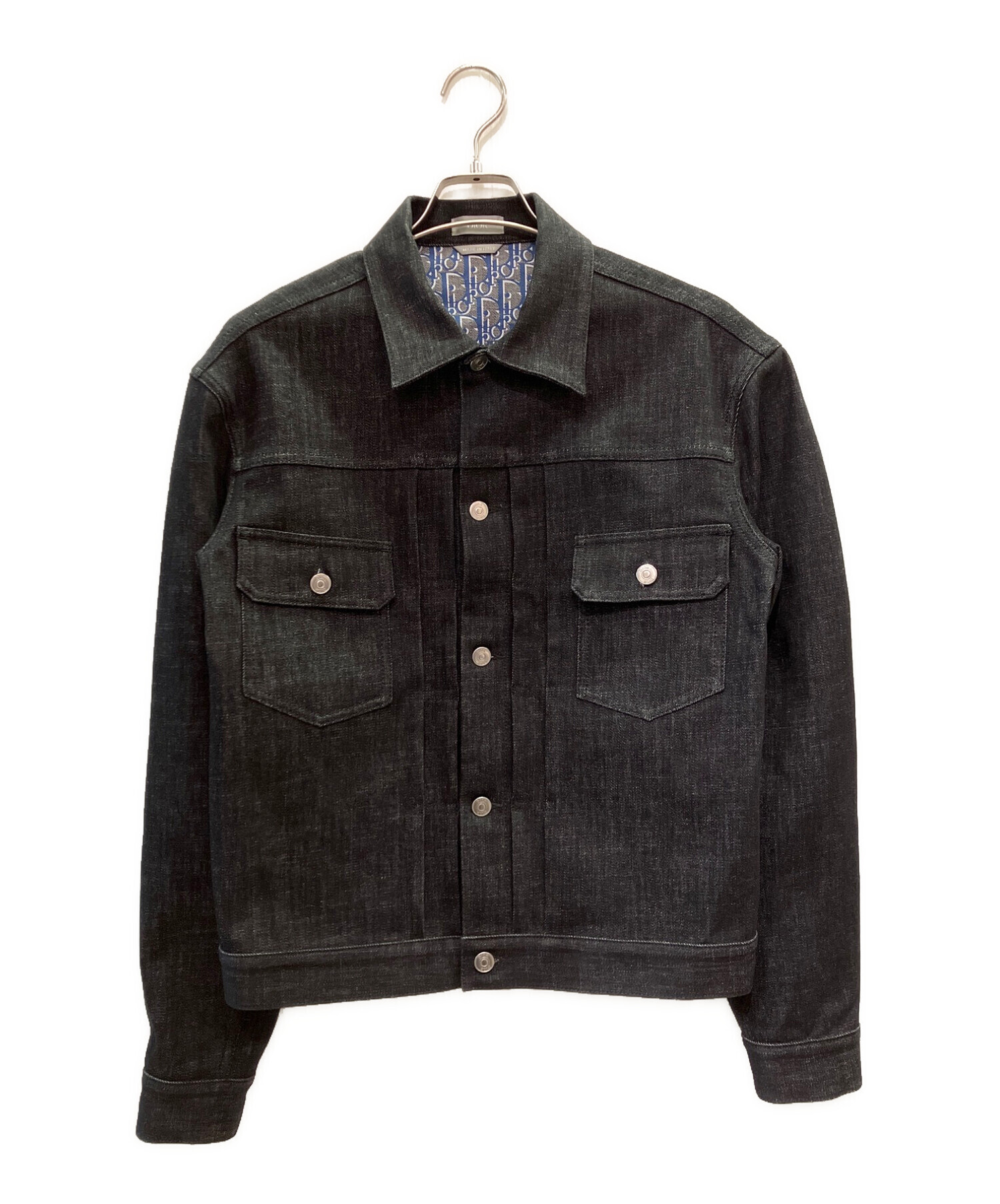 中古・古着通販】Dior (ディオール) デニムジャケット ブラック サイズ