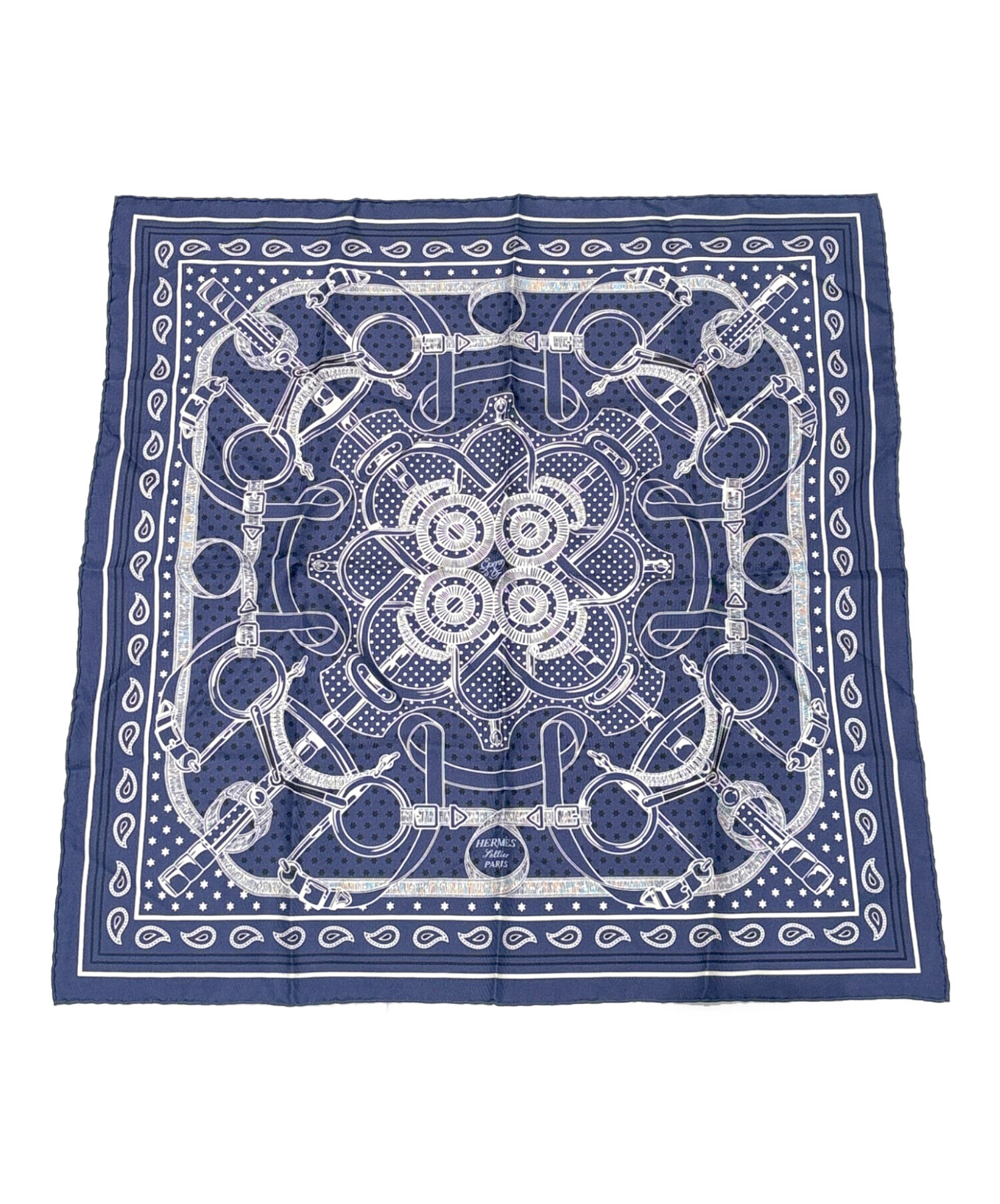 中古・古着通販】HERMES (エルメス) カレ55 Eperon d'Or Bandana