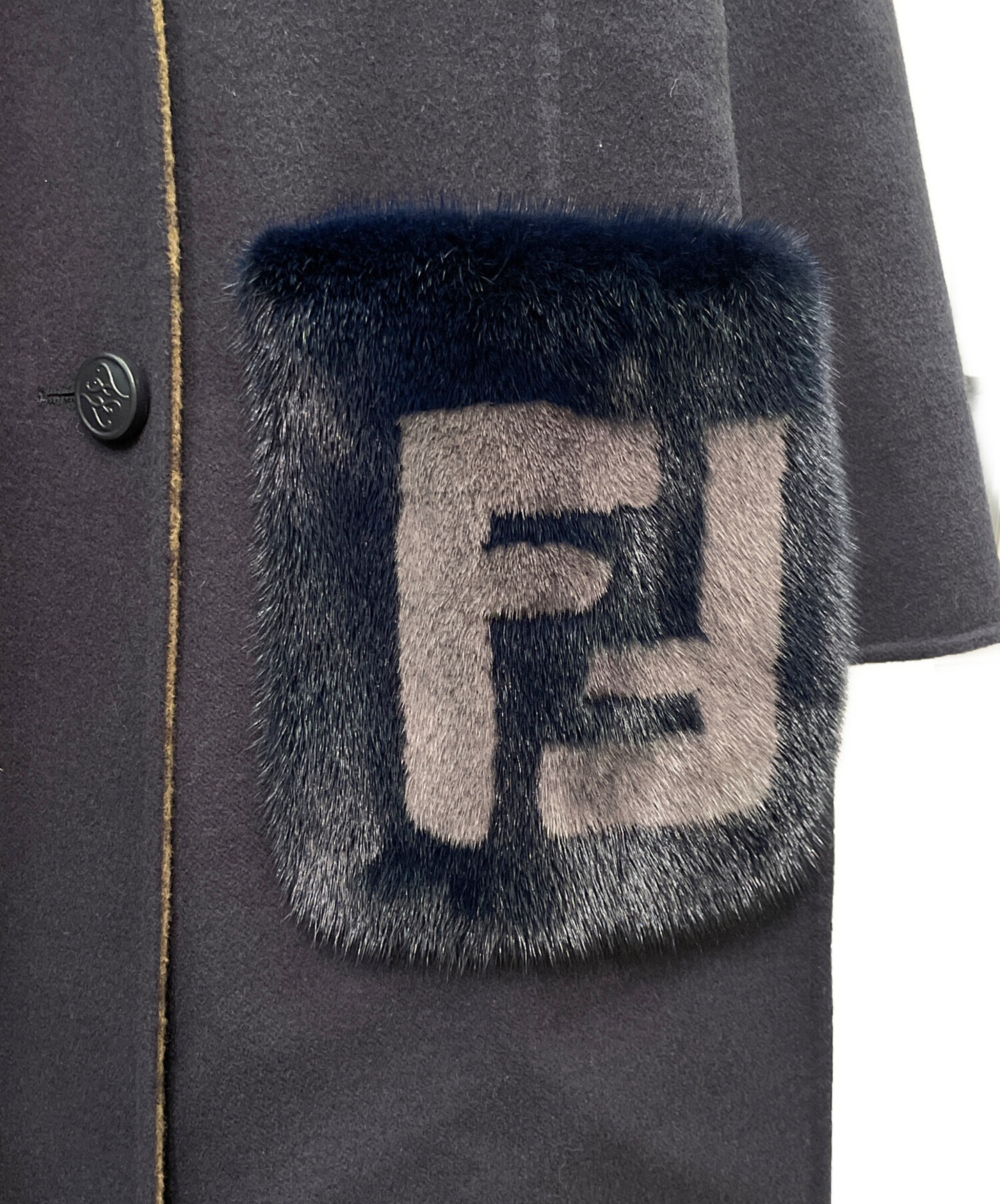 中古・古着通販】FENDI (フェンディ) ミンクファー ダブルポケット