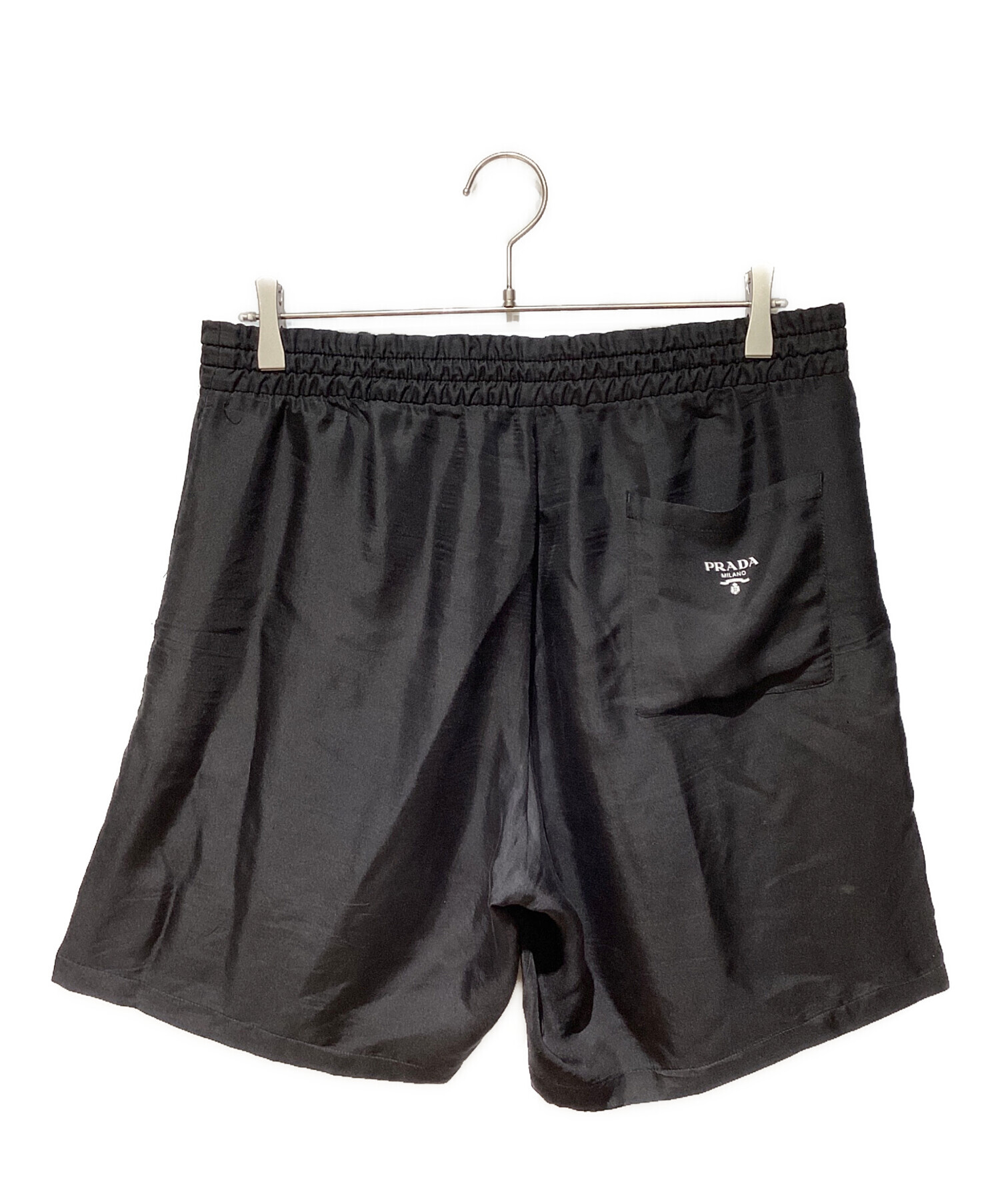 中古・古着通販】PRADA (プラダ) Silk half pants（シルクハーフパンツ