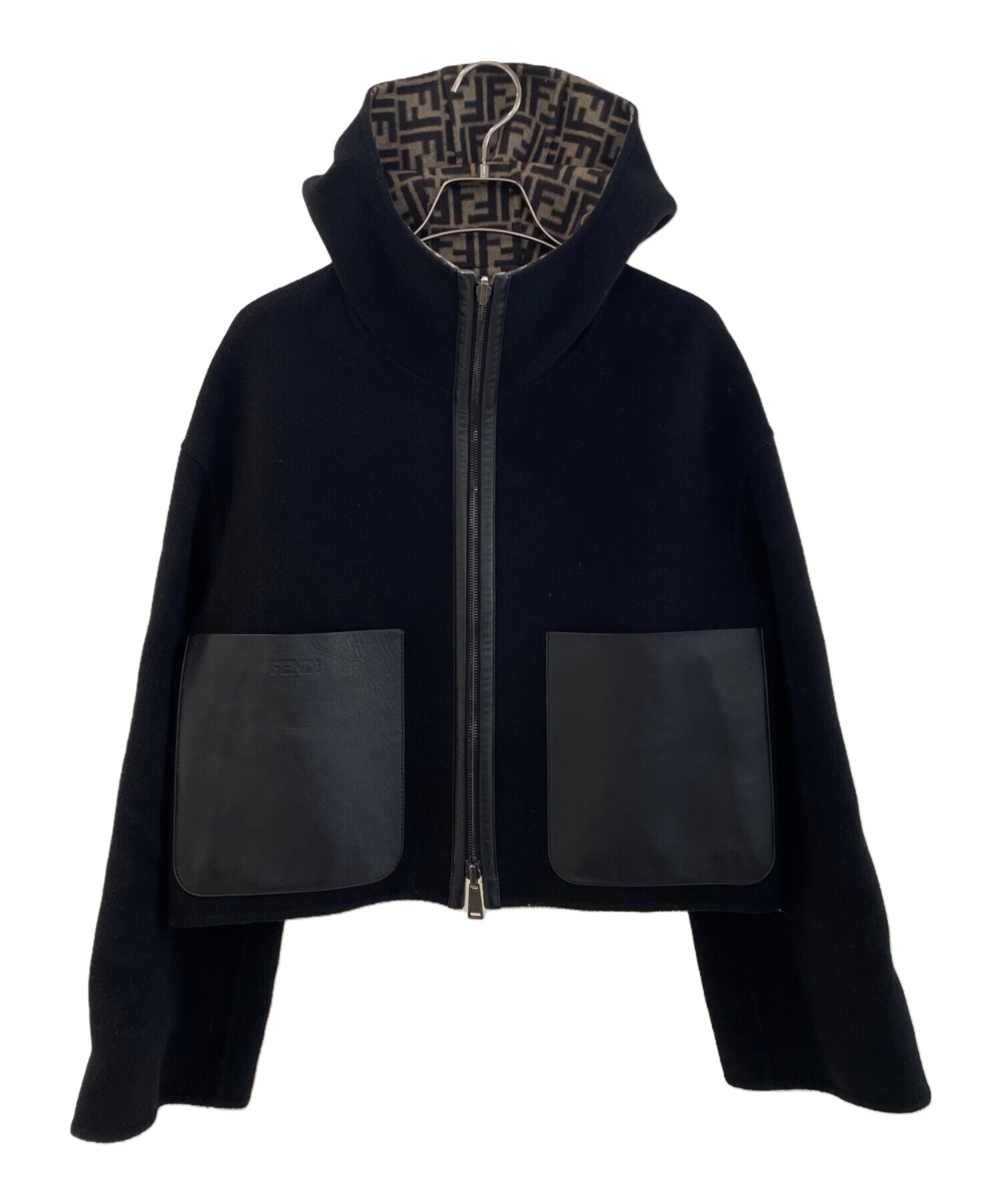 中古・古着通販】FENDI (フェンディ) FFロゴリバーシブルクロップド