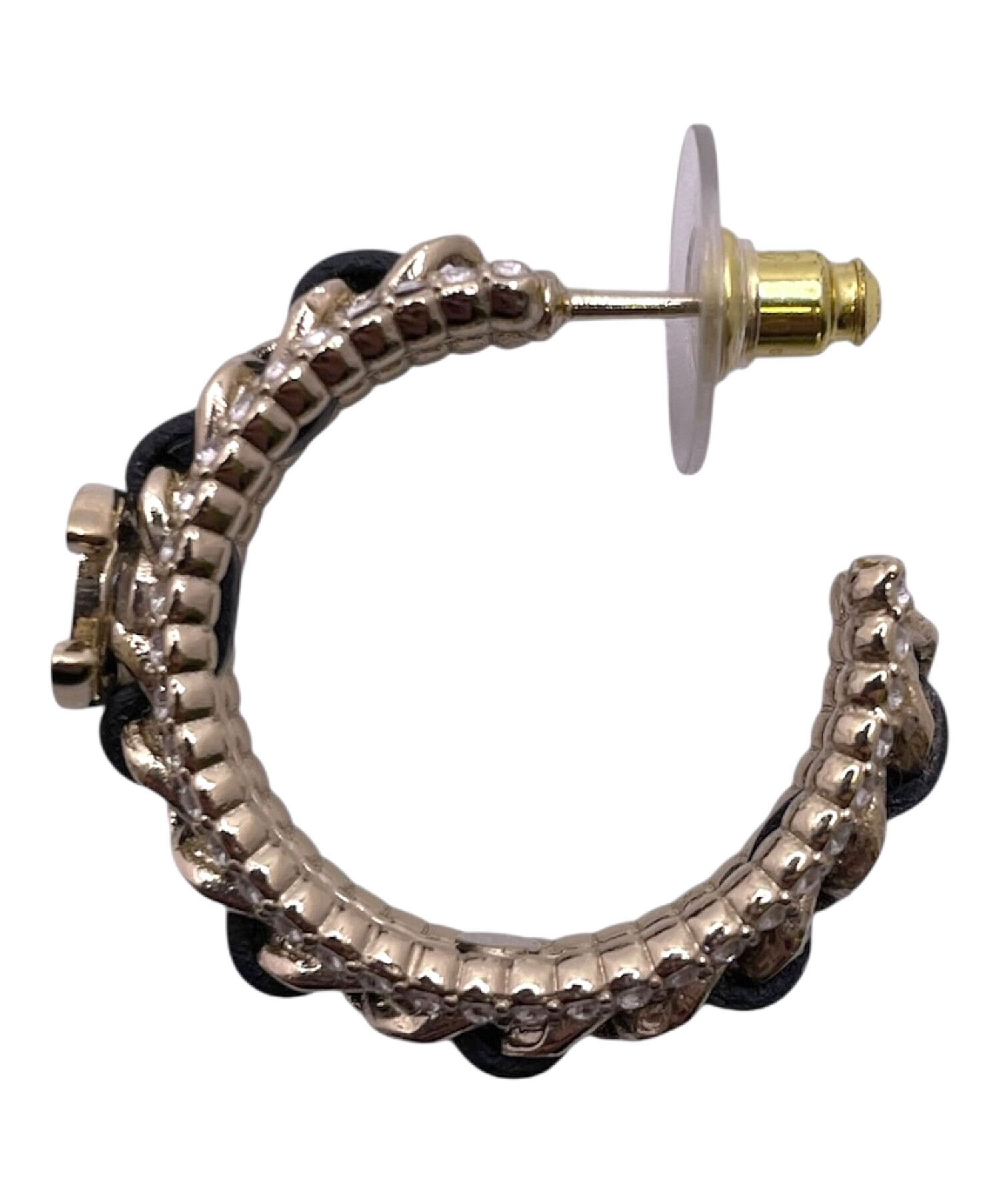 中古・古着通販】CHANEL (シャネル) ココマーク フープ ピアス