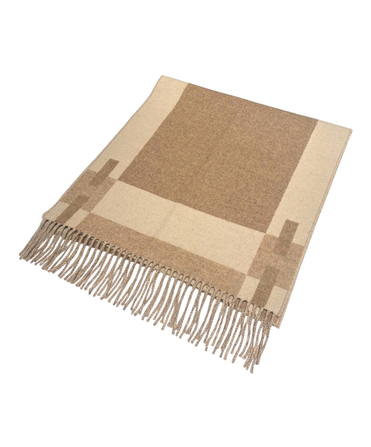 中古・古着通販】HERMES (エルメス) カシミヤマフラー Hパッサン