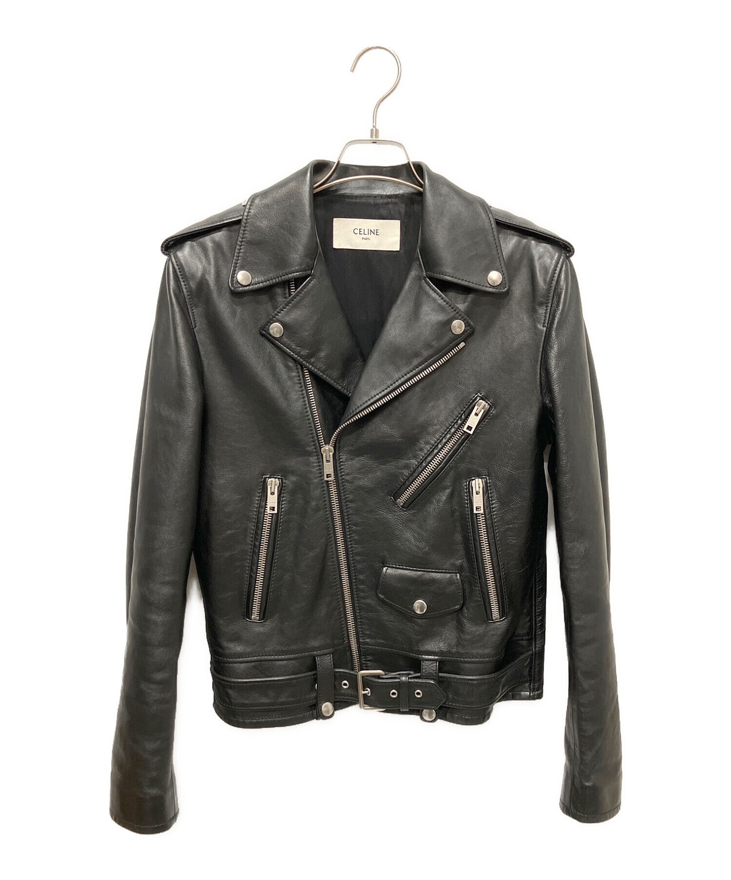 Celineセリーヌ24ss 4ポケットレザージャケット 44 CELINE(セリーヌ
