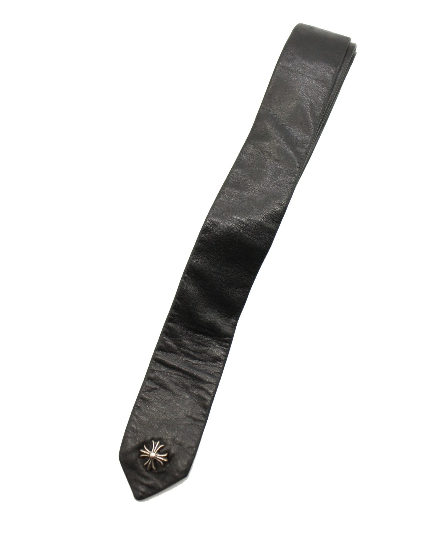 中古・古着通販】CHROME HEARTS (クロムハーツ) レザーネクタイ