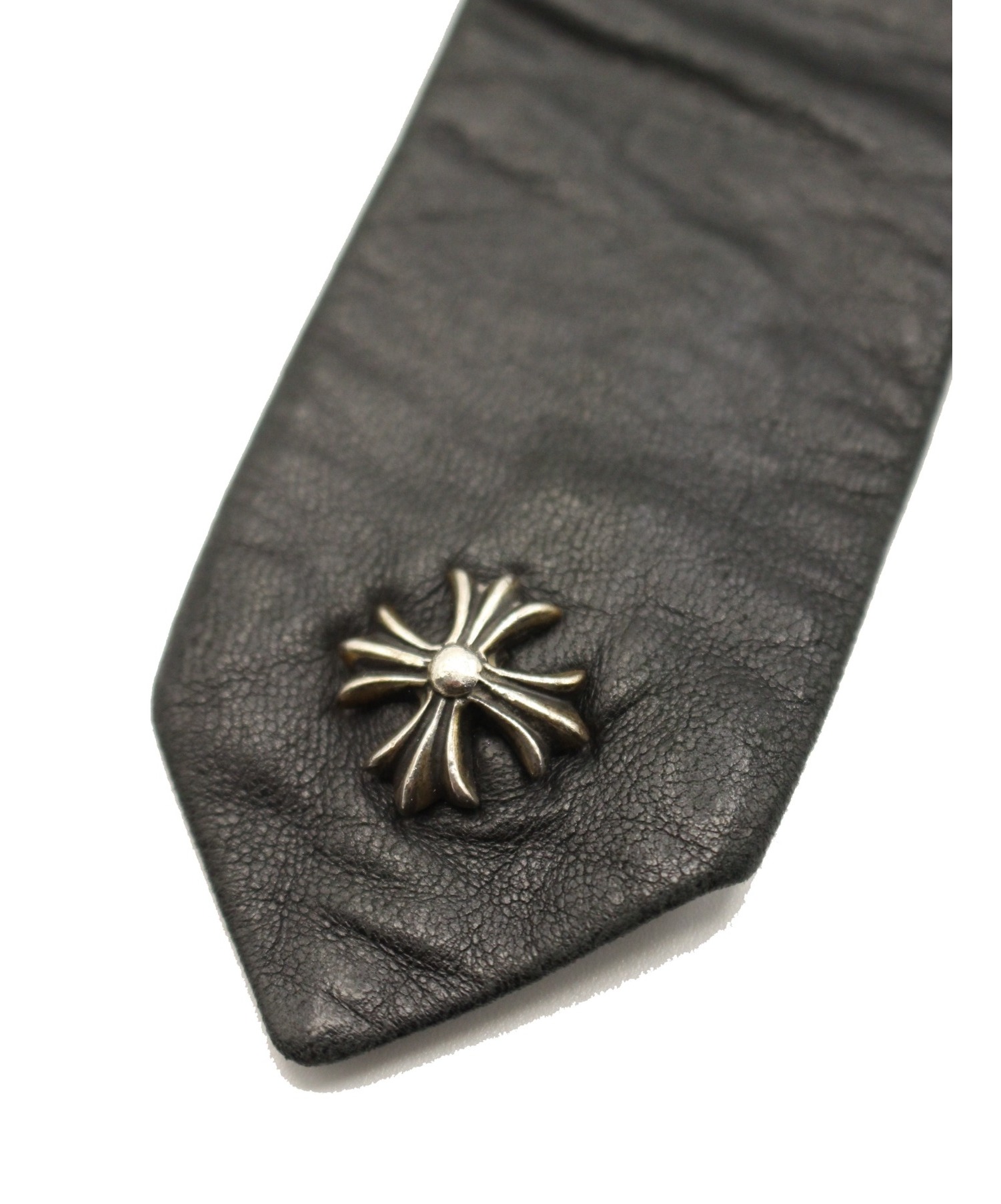 中古・古着通販】CHROME HEARTS (クロムハーツ) レザーネクタイ