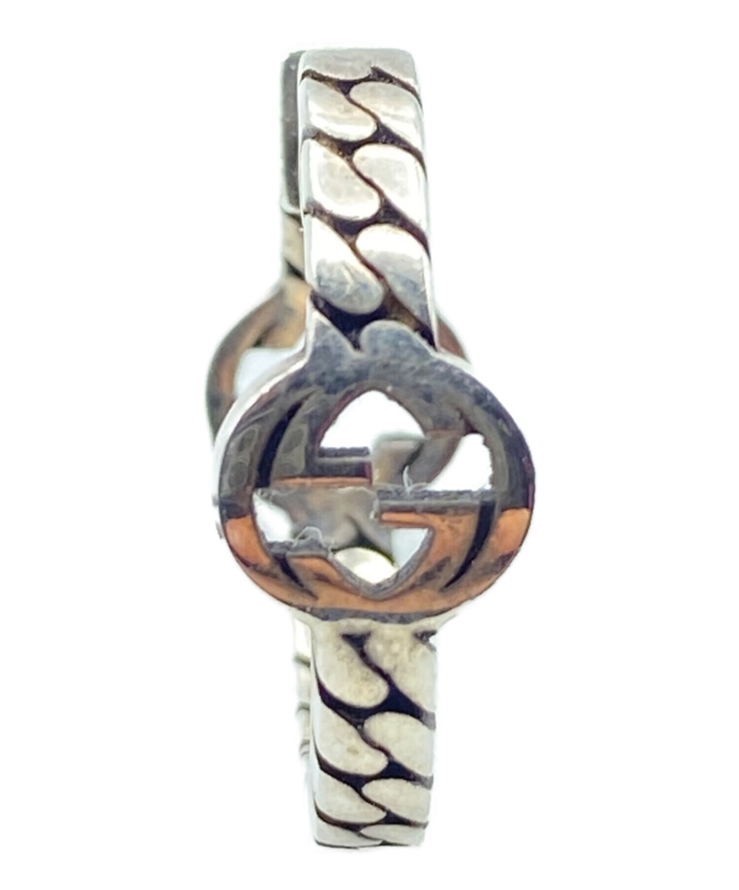 中古・古着通販】GUCCI (グッチ) インターロッキングGフープピアス