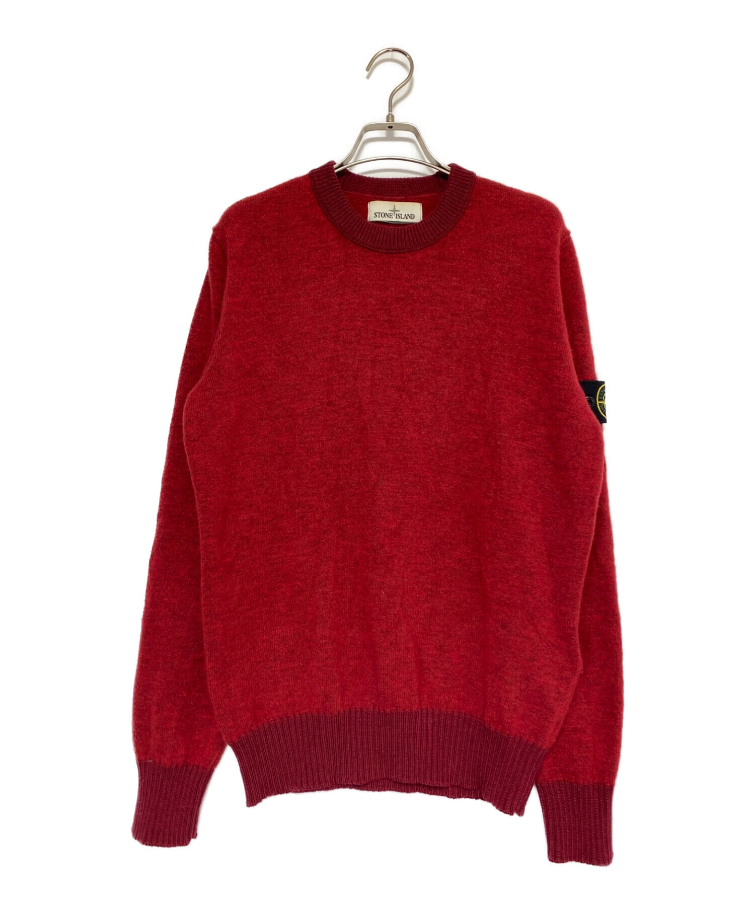 中古・古着通販】STONE ISLAND (ストーンアイランド) ニット レッド