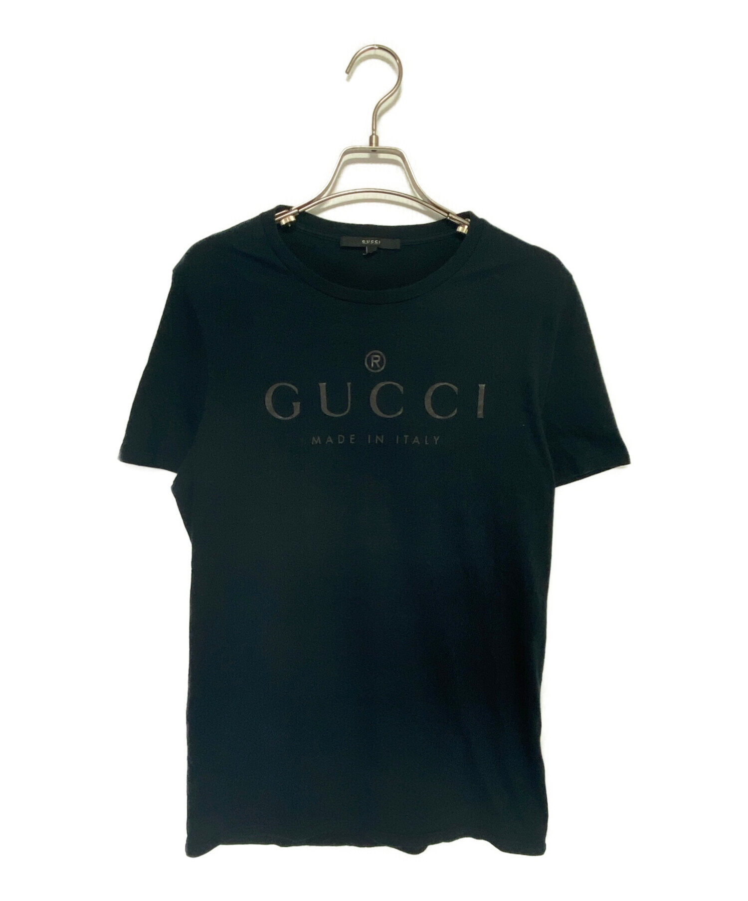 中古・古着通販】GUCCI (グッチ) Tシャツ ネイビー サイズ:SIZE S