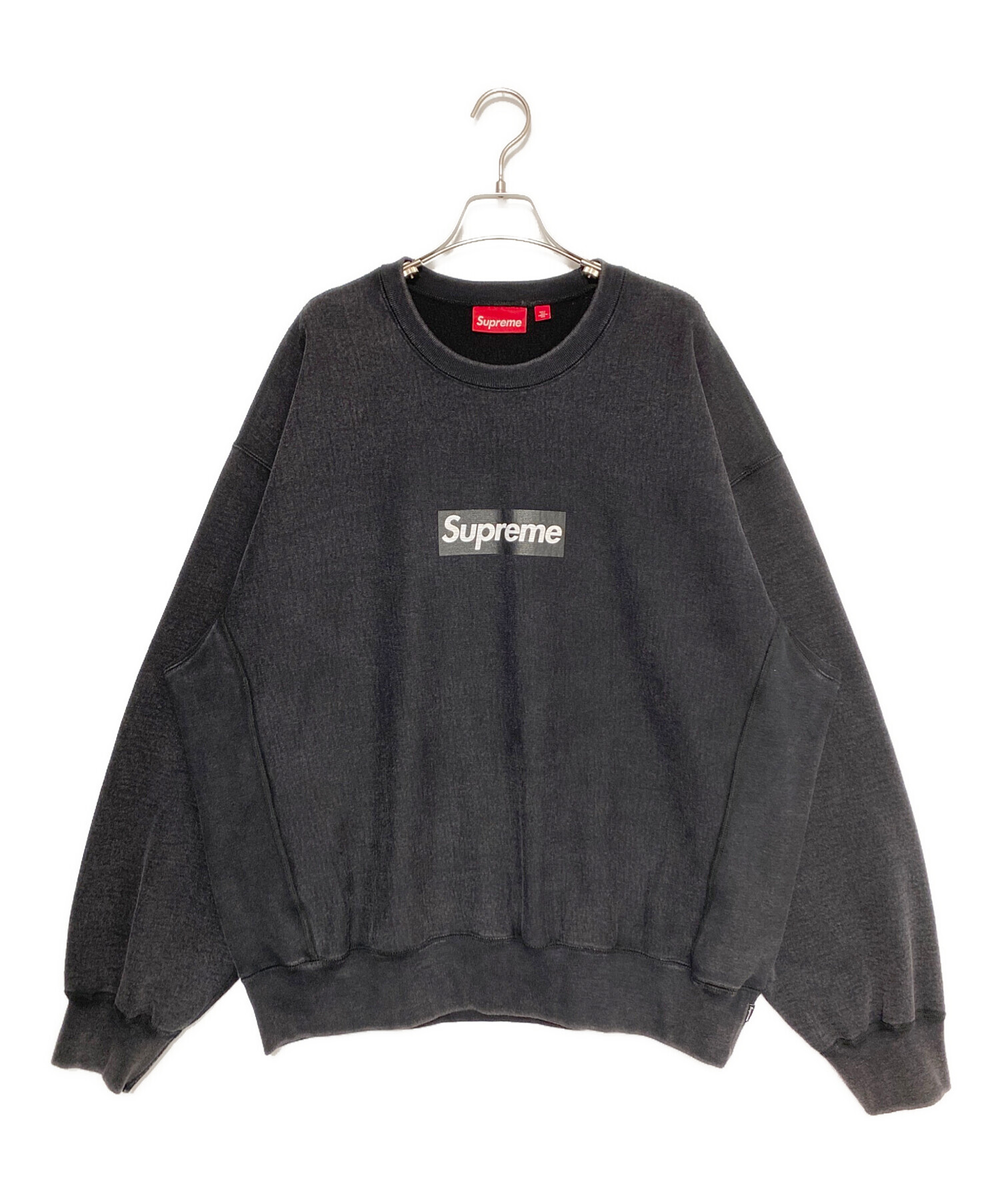 中古・古着通販】SUPREME (シュプリーム) Washed Box Logo Crewneck