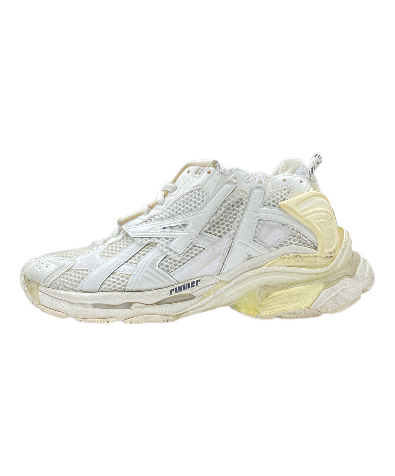中古・古着通販】BALENCIAGA (バレンシアガ) RUNNER ホワイト サイズ