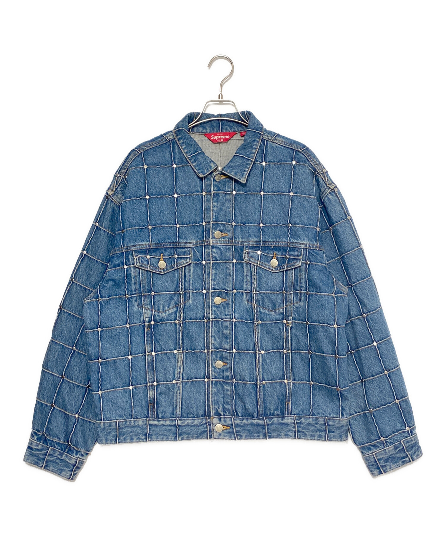 中古・古着通販】SUPREME (シュプリーム) Studded Seam Denim Trucker