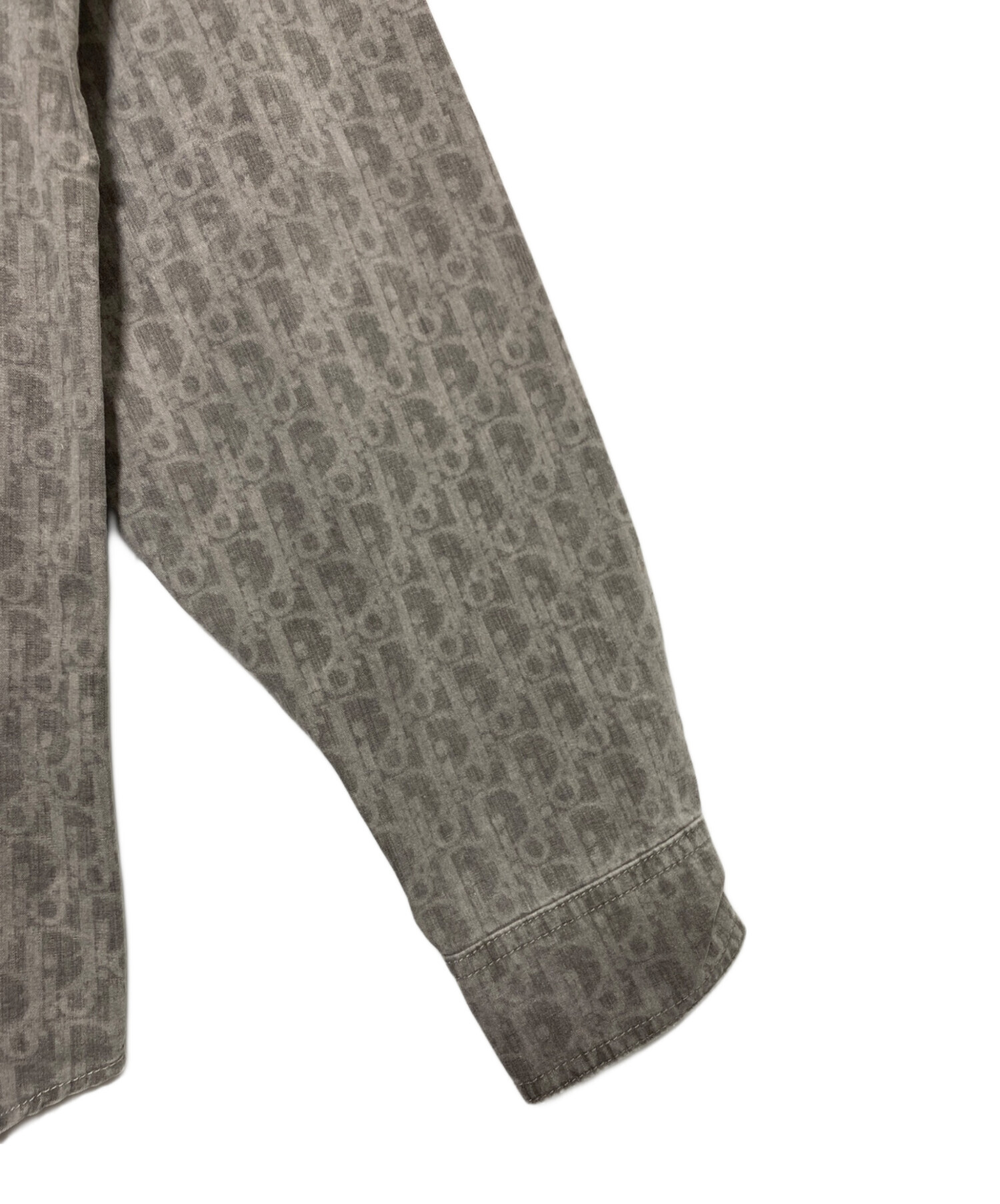 中古・古着通販】Dior (ディオール) オブリークシャツ グレー サイズ