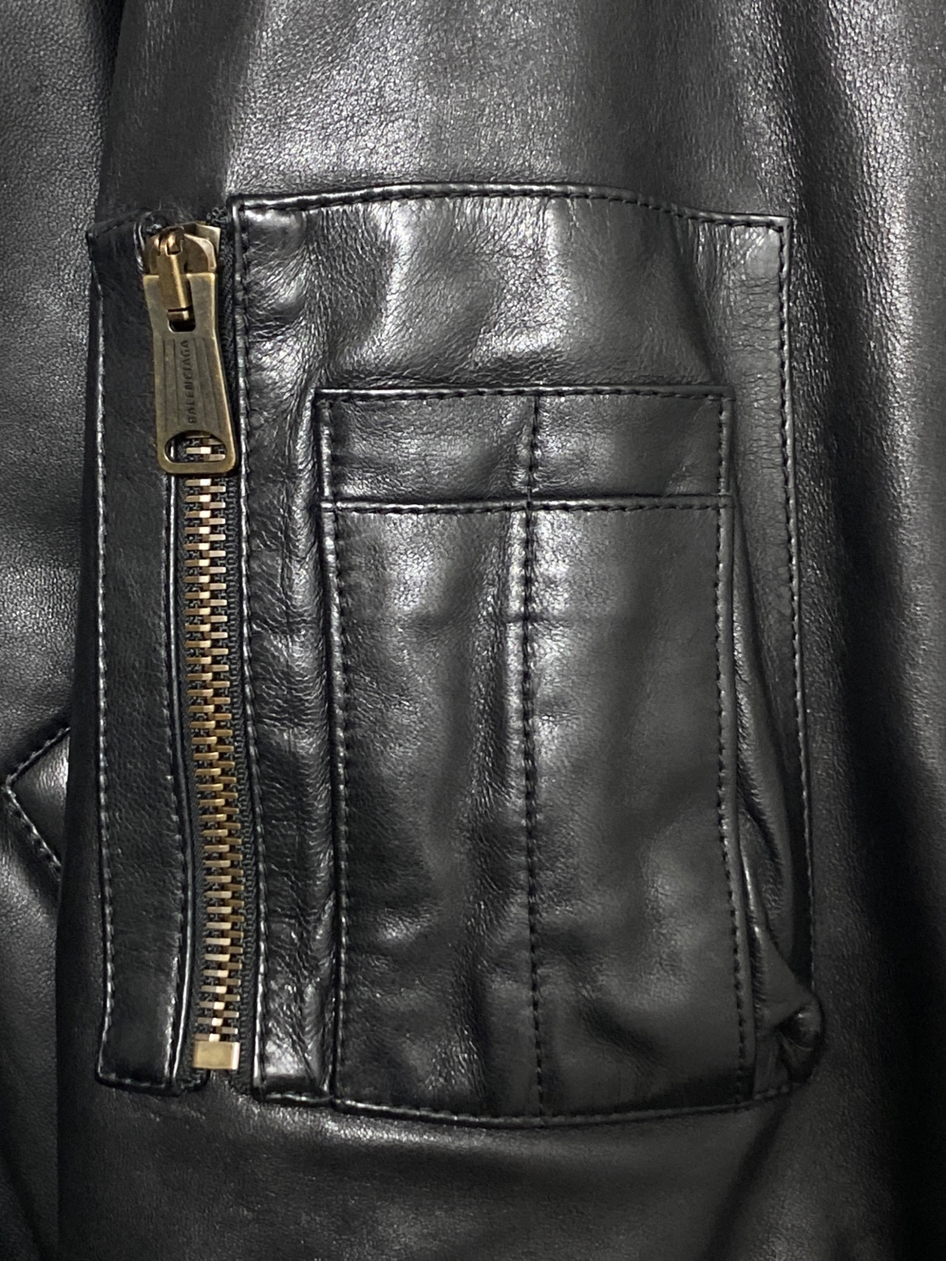 中古・古着通販】BALENCIAGA (バレンシアガ) レザージャケット