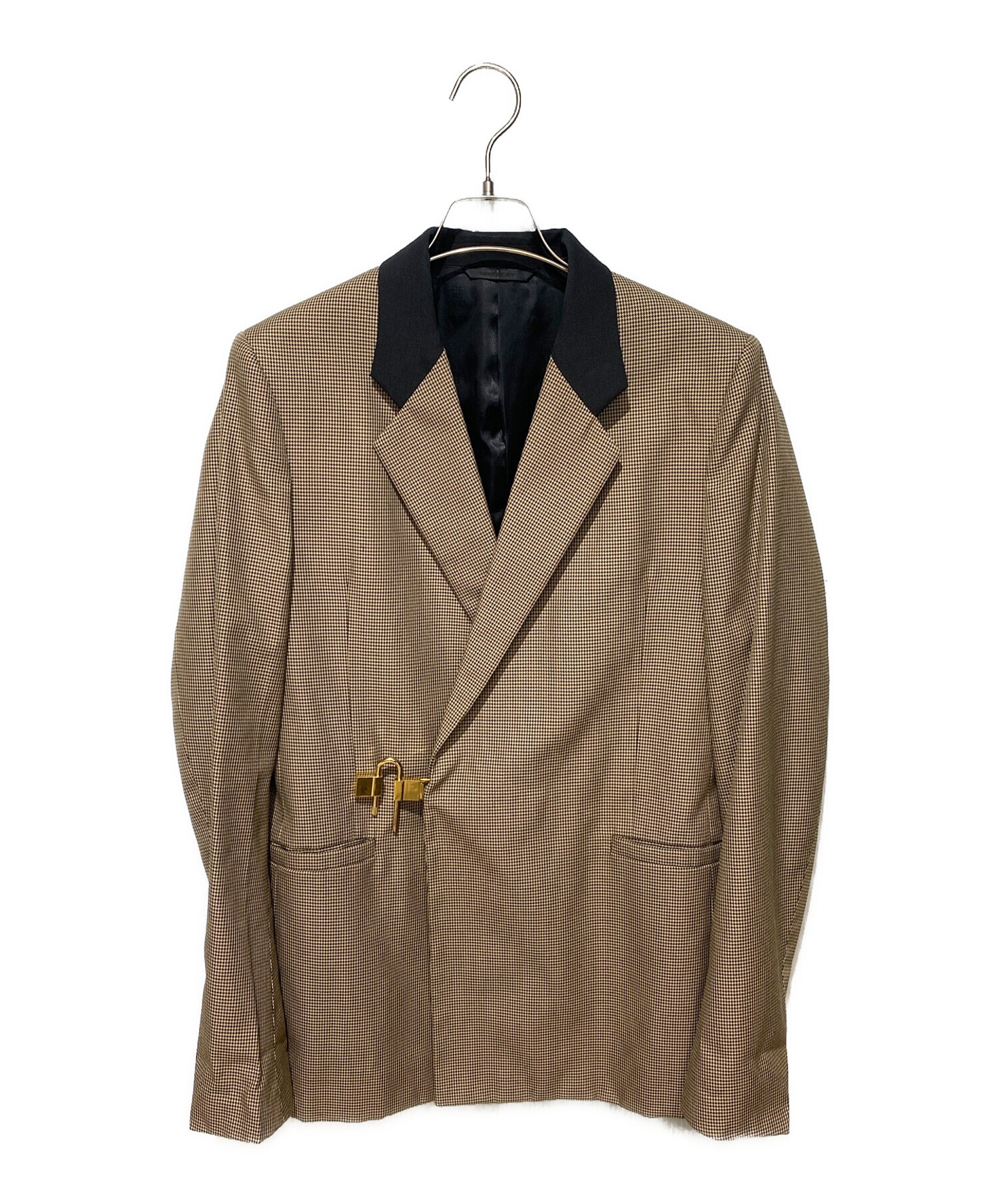 中古・古着通販】GIVENCHY (ジバンシィ) 千鳥柄パドロックテーラード