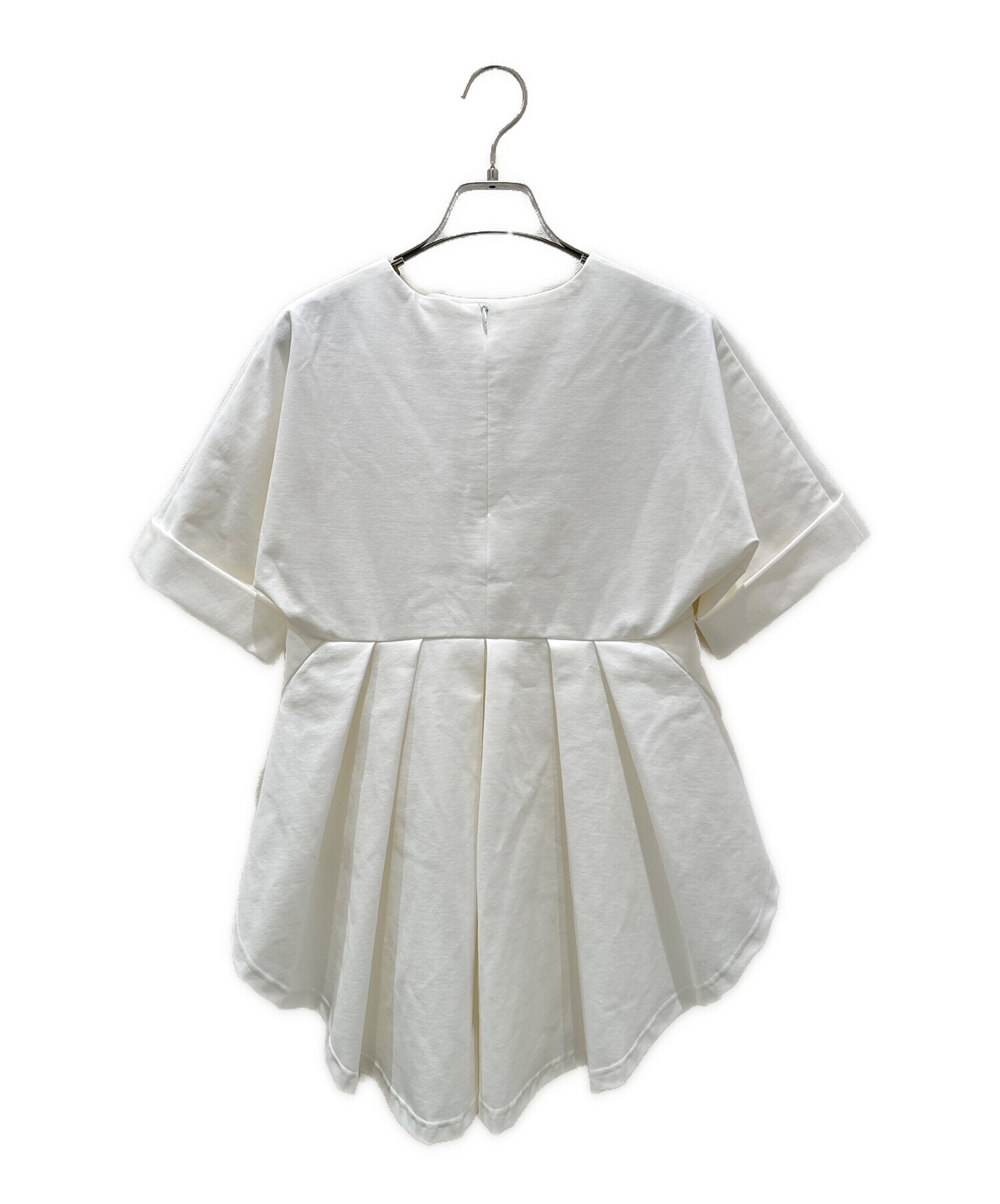 中古・古着通販】cygne (シーニュ) エンビトップス ホワイト サイズ:F